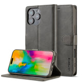 LC.IMEEKE Calf Texture Horizontal Flip Leather Case, For iPhone 16e / 17e, For iPhone 17 Pro Max, For iPhone 17 Pro, For iPhone 17, For iPhone Air, For iPhone 16 Pro Max