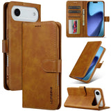 LC.IMEEKE Calf Texture Horizontal Flip Leather Case, For iPhone 16e / 17e, For iPhone 17 Pro Max, For iPhone 17 Pro, For iPhone 17, For iPhone Air, For iPhone 16 Pro Max