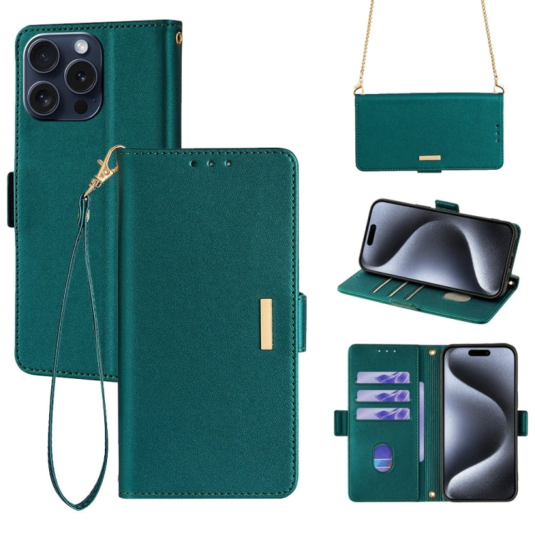 Crossbody Chain Leather Phone Case, For iPhone 17 Pro Max, For iPhone 17 Pro, For iPhone 17, For iPhone Air, For iPhone 15 Pro Max, For iPhone 15 Pro, For iPhone 15 Plus, For iPhone 15