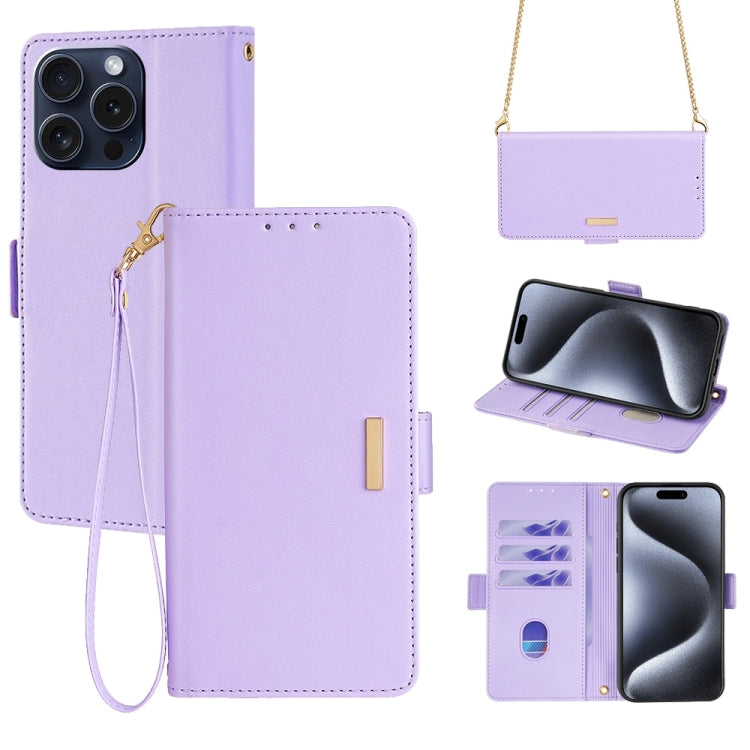 Crossbody Chain Leather Phone Case, For iPhone 17 Pro Max, For iPhone 17 Pro, For iPhone 17, For iPhone Air, For iPhone 15 Pro Max, For iPhone 15 Pro, For iPhone 15 Plus, For iPhone 15