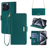 Crossbody Chain Leather Phone Case, For iPhone 14 Plus, For iPhone 14, For iPhone 14 Pro, For iPhone 14 Pro Max, For iPhone 13 Pro Max, For iPhone 13 Pro, For iPhone 13