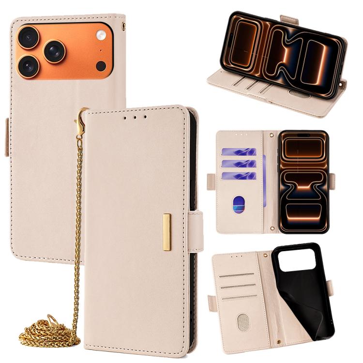 Crossbody Chain Leather Phone Case, For iPhone 17 Pro Max, For iPhone 17 Pro, For iPhone 17, For iPhone Air, For iPhone 15 Pro Max, For iPhone 15 Pro, For iPhone 15 Plus, For iPhone 15