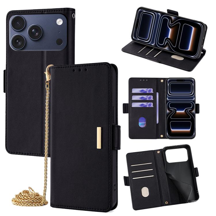 Crossbody Chain Leather Phone Case, For iPhone 17 Pro Max, For iPhone 17 Pro, For iPhone 17, For iPhone Air, For iPhone 15 Pro Max, For iPhone 15 Pro, For iPhone 15 Plus, For iPhone 15