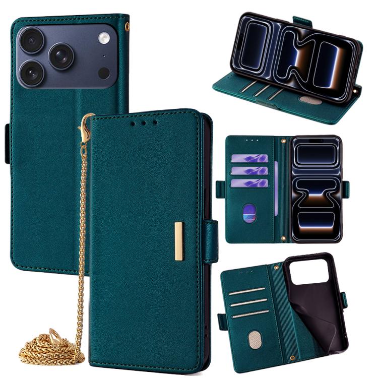 Crossbody Chain Leather Phone Case, For iPhone 17 Pro Max, For iPhone 17 Pro, For iPhone 17, For iPhone Air, For iPhone 15 Pro Max, For iPhone 15 Pro, For iPhone 15 Plus, For iPhone 15