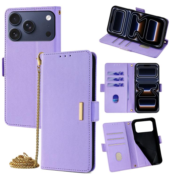 Crossbody Chain Leather Phone Case, For iPhone 17 Pro Max, For iPhone 17 Pro, For iPhone 17, For iPhone Air, For iPhone 15 Pro Max, For iPhone 15 Pro, For iPhone 15 Plus, For iPhone 15