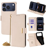 Crossbody Chain Leather Phone Case, For iPhone 17 Pro Max, For iPhone 17 Pro, For iPhone 17, For iPhone Air, For iPhone 15 Pro Max, For iPhone 15 Pro, For iPhone 15 Plus, For iPhone 15