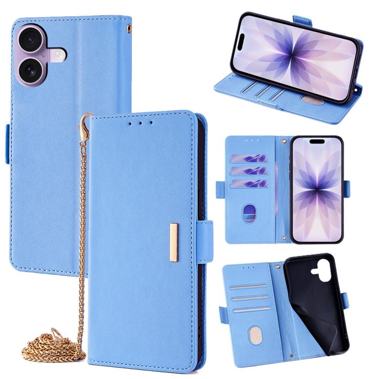 Crossbody Chain Leather Phone Case, For iPhone 17 Pro Max, For iPhone 17 Pro, For iPhone 17, For iPhone Air, For iPhone 15 Pro Max, For iPhone 15 Pro, For iPhone 15 Plus, For iPhone 15