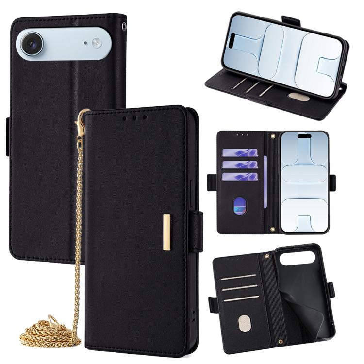 Crossbody Chain Leather Phone Case, For iPhone 17 Pro Max, For iPhone 17 Pro, For iPhone 17, For iPhone Air, For iPhone 15 Pro Max, For iPhone 15 Pro, For iPhone 15 Plus, For iPhone 15