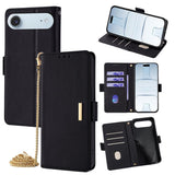 Crossbody Chain Leather Phone Case, For iPhone 17 Pro Max, For iPhone 17 Pro, For iPhone 17, For iPhone Air, For iPhone 15 Pro Max, For iPhone 15 Pro, For iPhone 15 Plus, For iPhone 15