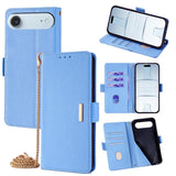 Crossbody Chain Leather Phone Case, For iPhone 17 Pro Max, For iPhone 17 Pro, For iPhone 17, For iPhone Air, For iPhone 15 Pro Max, For iPhone 15 Pro, For iPhone 15 Plus, For iPhone 15