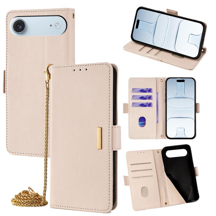 Crossbody Chain Leather Phone Case, For iPhone 17 Pro Max, For iPhone 17 Pro, For iPhone 17, For iPhone Air, For iPhone 15 Pro Max, For iPhone 15 Pro, For iPhone 15 Plus, For iPhone 15