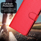 YX0070 Carbon Fiber Buckle Leather Phone Case with Lanyard, For iPhone 12 mini, For iPhone 11 Pro Max, For iPhone 11, For iPhone 11 Pro, For iPhone X / XS, For iPhone XR
