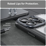 Carbon Fiber Texture MagSafe Translucent Phone Case, For iPhone 11 Pro