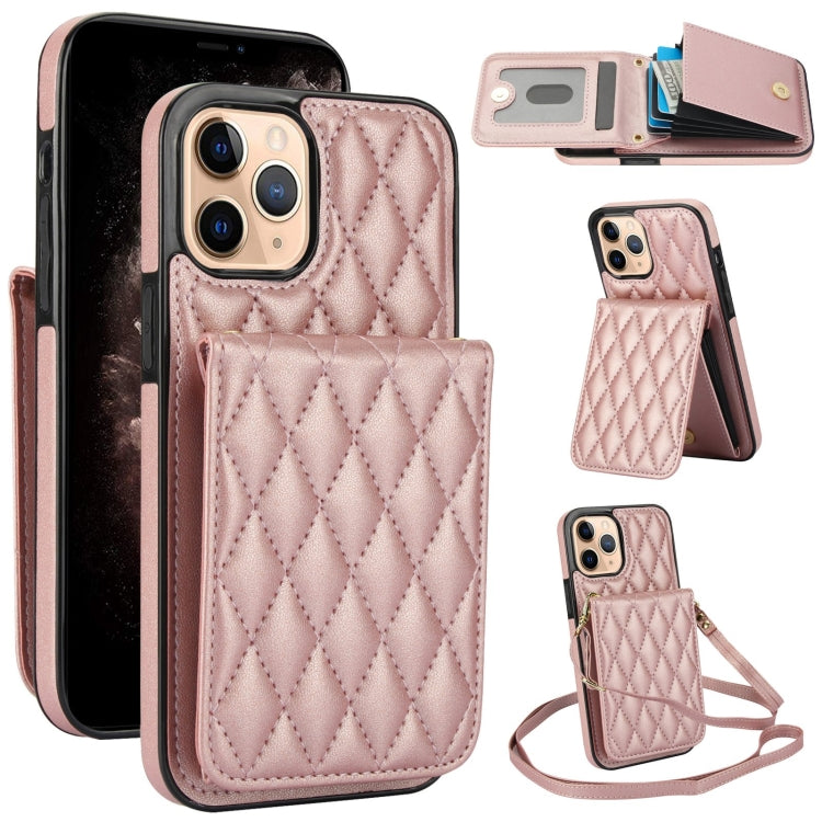 YM015 Crossbody Rhombic Card Bag RFID Phone Case, For iPhone 14 Pro Max, For iPhone 13 Pro Max, For iPhone 13 Pro, For iPhone 13, For iPhone 12 / 12 Pro, For iPhone 12 Pro Max, For iPhone 11 Pro Max, For iPhone 11