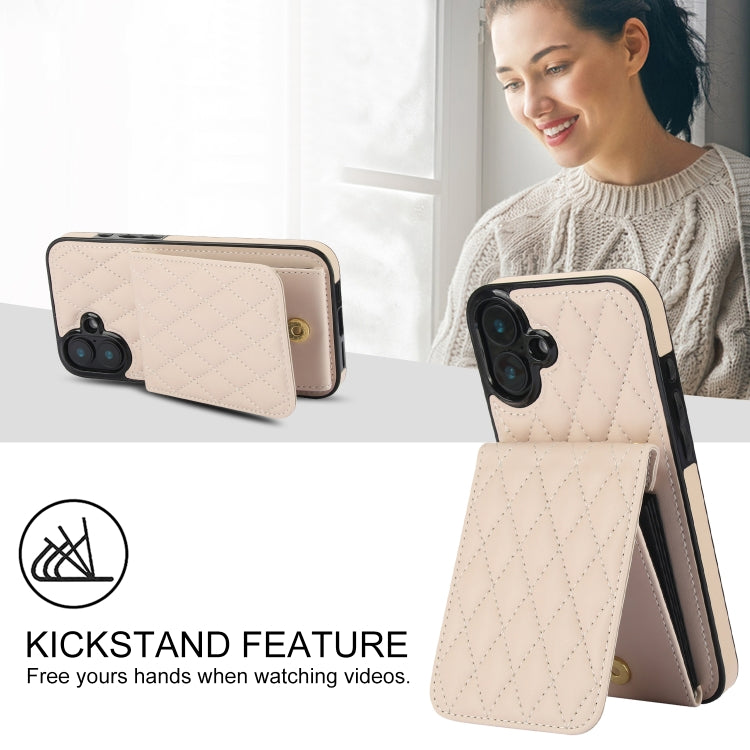 YM015 Crossbody Rhombic Card Bag RFID Phone Case, For iPhone 16, For iPhone 15 Pro Max, For iPhone 15 Pro, For iPhone 15 Plus, For iPhone 15, For iPhone 14 Plus, For iPhone 14, For iPhone 14 Pro