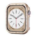 Aluminum Alloy Watch Frame Case, For Apple Watch Series 6 / 5 / 4 / SE 44mm, For Apple Watch Series 6 / 5 / 4 / SE 40mm, For Apple Watch Series 9 / 8 / 7 45mm, For Apple Watch Series 9 / 8 / 7 41mm, For Apple Watch Series 3 / 2 / 1 38mm                ...