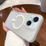 Dual-Side Frosted MagSafe Clear Phone Case, For iPhone 14, For iPhone 14 Pro, For iPhone 14 Pro Max, For iPhone 13 Pro Max, For iPhone 13 Pro, For iPhone 13, For iPhone 12, For iPhone 12 Pro Max