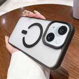 Dual-Side Frosted MagSafe Clear Phone Case, For iPhone 14, For iPhone 14 Pro, For iPhone 14 Pro Max, For iPhone 13 Pro Max, For iPhone 13 Pro, For iPhone 13, For iPhone 12, For iPhone 12 Pro Max