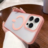 Dual-Side Frosted MagSafe Clear Phone Case, For iPhone 14, For iPhone 14 Pro, For iPhone 14 Pro Max, For iPhone 13 Pro Max, For iPhone 13 Pro, For iPhone 13, For iPhone 12, For iPhone 12 Pro Max