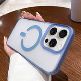 Dual-Side Frosted MagSafe Clear Phone Case, For iPhone 14, For iPhone 14 Pro, For iPhone 14 Pro Max, For iPhone 13 Pro Max, For iPhone 13 Pro, For iPhone 13, For iPhone 12, For iPhone 12 Pro Max