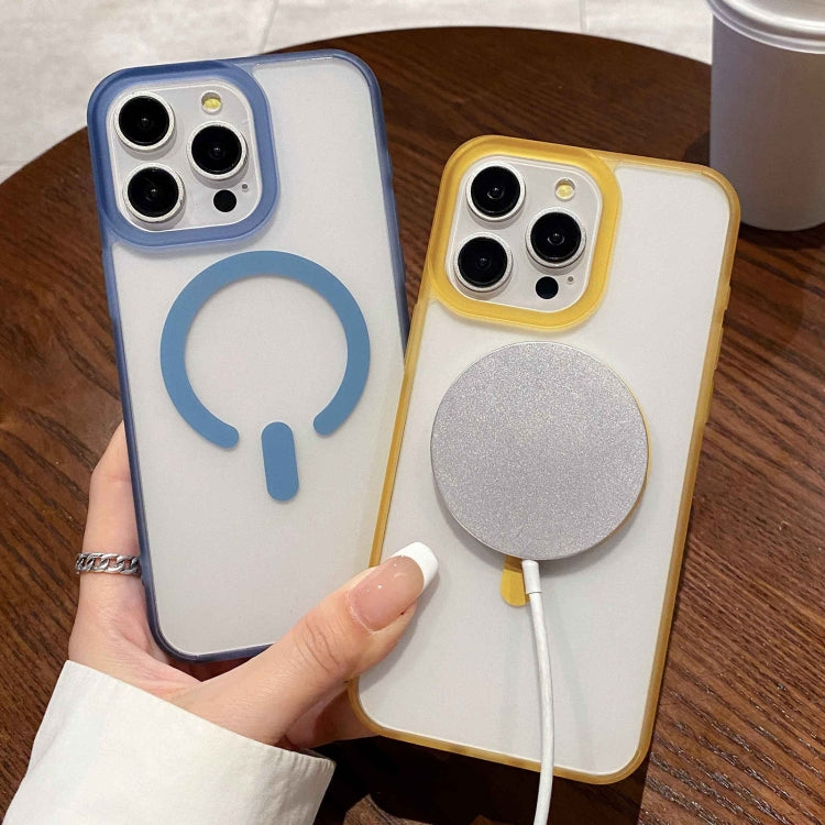 Dual-Side Frosted MagSafe Clear Phone Case, For iPhone 16 Pro, For iPhone 16 Plus, For iPhone 16, For iPhone 15 Pro Max, For iPhone 15 Pro, For iPhone 15 Plus, For iPhone 15, For iPhone 14 Plus