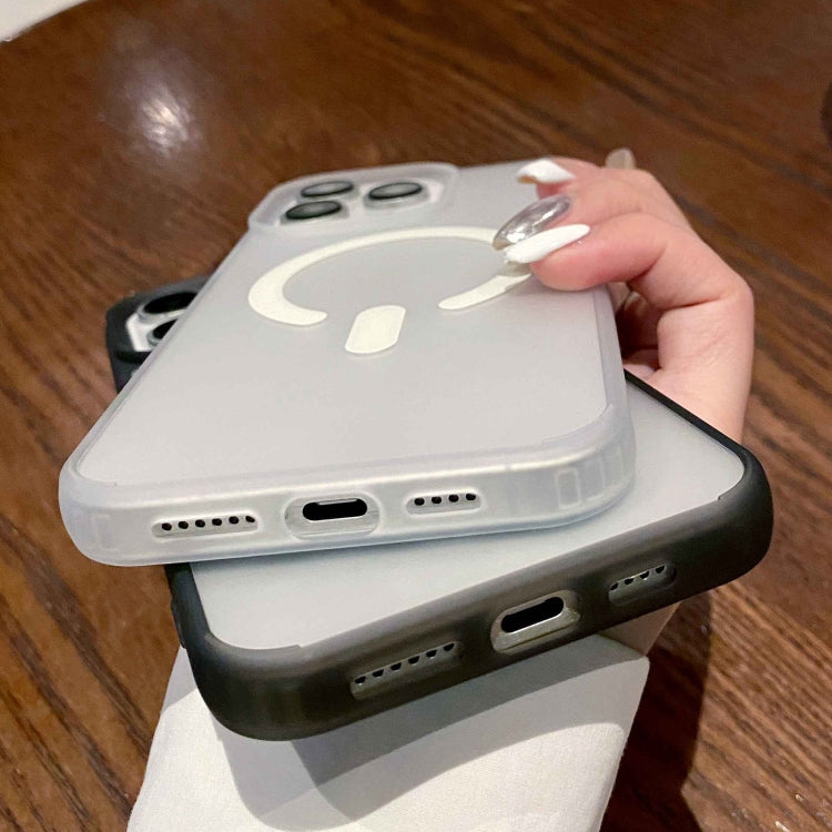 Dual-Side Frosted MagSafe Clear Phone Case, For iPhone 14, For iPhone 14 Pro, For iPhone 14 Pro Max, For iPhone 13 Pro Max, For iPhone 13 Pro, For iPhone 13, For iPhone 12, For iPhone 12 Pro Max