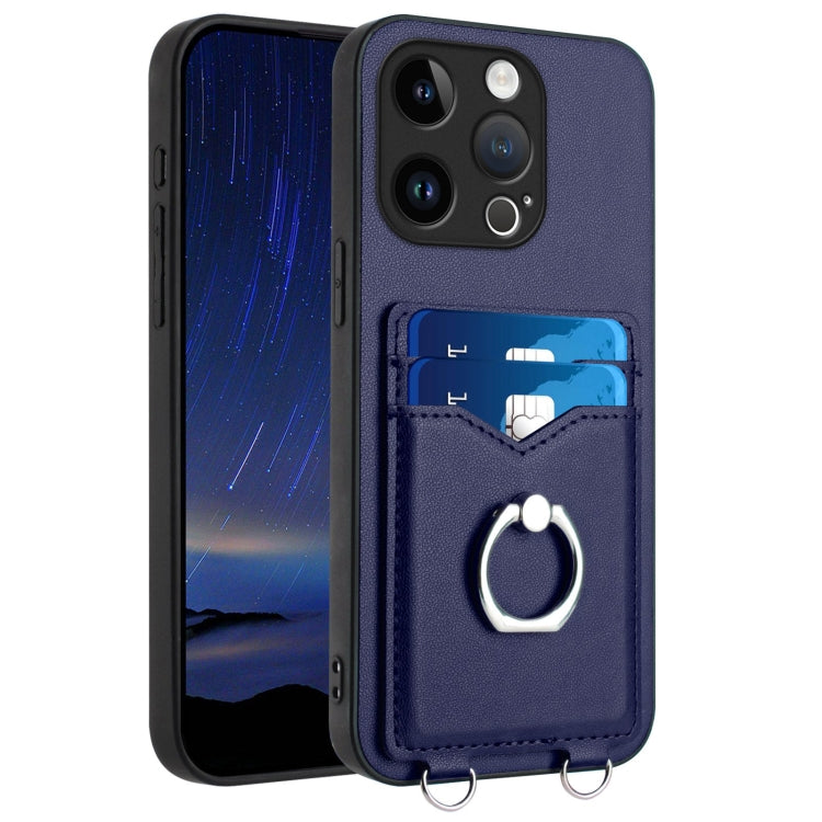 R20 Ring Card Holder Phone Case, For iPhone 17 Pro Max, For iPhone 17 Pro, For iPhone 17, For iPhone Air, For iPhone 15 Pro Max, For iPhone 15 Pro, For iPhone 15 Plus, For iPhone 15
