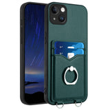 R20 Ring Card Holder Phone Case, For iPhone 17 Pro Max, For iPhone 17 Pro, For iPhone 17, For iPhone Air, For iPhone 15 Pro Max, For iPhone 15 Pro, For iPhone 15 Plus, For iPhone 15