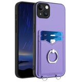R20 Ring Card Holder Phone Case, For iPhone 17 Pro Max, For iPhone 17 Pro, For iPhone 17, For iPhone Air, For iPhone 15 Pro Max, For iPhone 15 Pro, For iPhone 15 Plus, For iPhone 15