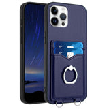 R20 Ring Card Holder Phone Case, For iPhone 13 mini, For iPhone 12, For iPhone 12 Pro Max, For iPhone 12 Pro, For iPhone 12 mini, For iPhone 11 Pro Max, For iPhone 11, For iPhone 11 Pro
