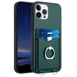 R20 Ring Card Holder Phone Case, For iPhone 13 mini, For iPhone 12, For iPhone 12 Pro Max, For iPhone 12 Pro, For iPhone 12 mini, For iPhone 11 Pro Max, For iPhone 11, For iPhone 11 Pro