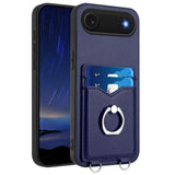 R20 Ring Card Holder Phone Case, For iPhone 17 Pro Max, For iPhone 17 Pro, For iPhone 17, For iPhone Air, For iPhone 15 Pro Max, For iPhone 15 Pro, For iPhone 15 Plus, For iPhone 15