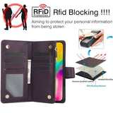 YM016 Rhombic Zipper Card Wallet Leather Phone Case with Lanyard, For iPhone 16 Pro, For iPhone 16 Plus, For iPhone 16, For iPhone 15 Pro Max, For iPhone 15 Pro, For iPhone 15 Plus