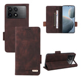 Magnetic Clasp Leather Phone Case, For Xiaomi Poco X7 Pro 5G / Redmi Turbo 4, For Xiaomi 15 Pro, For Xiaomi 14T Pro, For Xiaomi Poco F6, For Xiaomi Poco F6 Pro