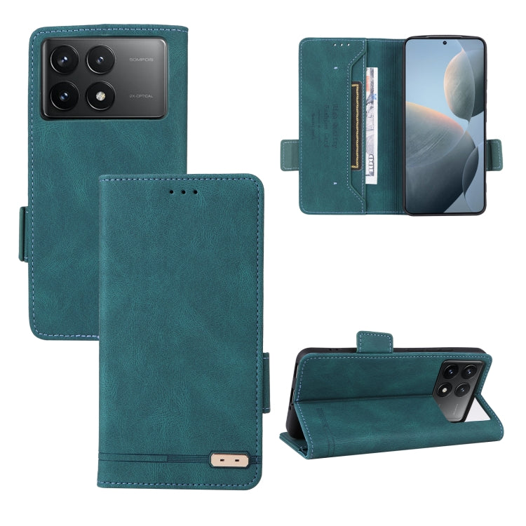 Magnetic Clasp Leather Phone Case, For Xiaomi Poco X7 Pro 5G / Redmi Turbo 4, For Xiaomi 15 Pro, For Xiaomi 14T Pro, For Xiaomi Poco F6, For Xiaomi Poco F6 Pro