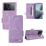 Magnetic Clasp Leather Phone Case, For Xiaomi Poco X7 Pro 5G / Redmi Turbo 4, For Xiaomi 15 Pro, For Xiaomi 14T Pro, For Xiaomi Poco F6, For Xiaomi Poco F6 Pro
