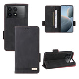Magnetic Clasp Leather Phone Case, For Xiaomi Poco X7 Pro 5G / Redmi Turbo 4, For Xiaomi 15 Pro, For Xiaomi 14T Pro, For Xiaomi Poco F6, For Xiaomi Poco F6 Pro