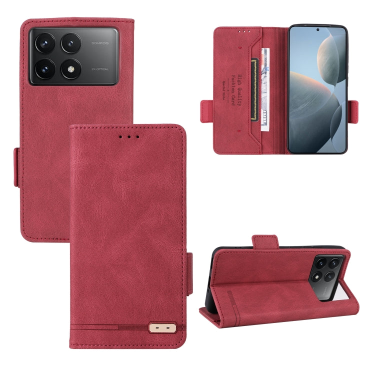 Magnetic Clasp Leather Phone Case, For Xiaomi Poco X7 Pro 5G / Redmi Turbo 4, For Xiaomi 15 Pro, For Xiaomi 14T Pro, For Xiaomi Poco F6, For Xiaomi Poco F6 Pro