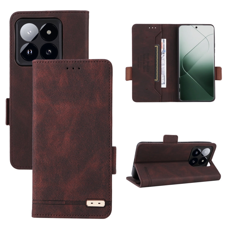 Magnetic Clasp Leather Phone Case, For Xiaomi Poco X7 Pro 5G / Redmi Turbo 4, For Xiaomi 15 Pro, For Xiaomi 14T Pro, For Xiaomi Poco F6, For Xiaomi Poco F6 Pro
