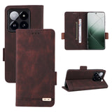 Magnetic Clasp Leather Phone Case, For Xiaomi Poco X7 Pro 5G / Redmi Turbo 4, For Xiaomi 15 Pro, For Xiaomi 14T Pro, For Xiaomi Poco F6, For Xiaomi Poco F6 Pro