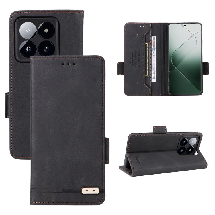 Magnetic Clasp Leather Phone Case, For Xiaomi Poco X7 Pro 5G / Redmi Turbo 4, For Xiaomi 15 Pro, For Xiaomi 14T Pro, For Xiaomi Poco F6, For Xiaomi Poco F6 Pro
