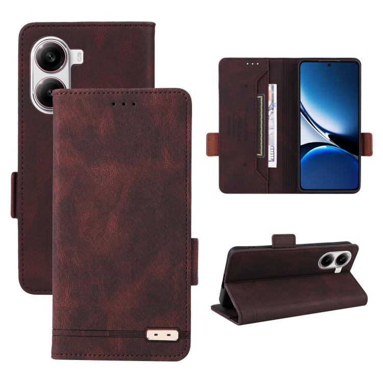 Magnetic Clasp Leather Phone Case, For Xiaomi Poco X7 Pro 5G / Redmi Turbo 4, For Xiaomi 15 Pro, For Xiaomi 14T Pro, For Xiaomi Poco F6, For Xiaomi Poco F6 Pro