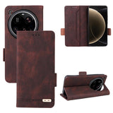 Magnetic Clasp Leather Phone Case, For Xiaomi 15T 5G, For Xiaomi 15 Ultra, For Xiaomi Poco X7 Pro 5G / Redmi Turbo 4, For Xiaomi 15 Pro, For Xiaomi 14T Pro, For Xiaomi Poco F6, For Xiaomi Poco F6 Pro