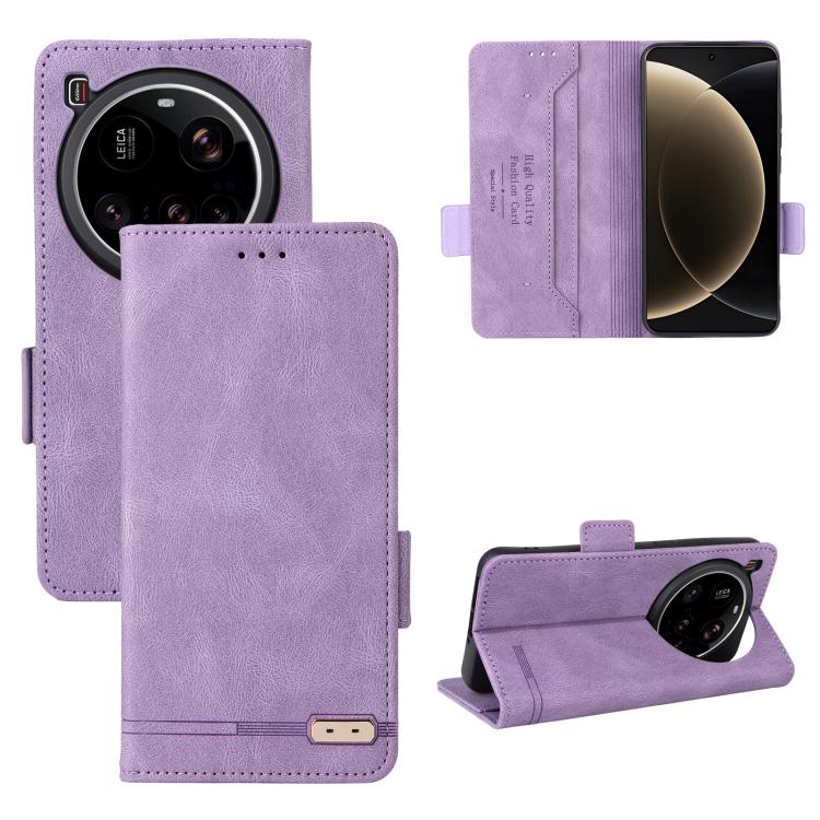 Magnetic Clasp Leather Phone Case, For Xiaomi 15T 5G, For Xiaomi 15 Ultra, For Xiaomi Poco X7 Pro 5G / Redmi Turbo 4, For Xiaomi 15 Pro, For Xiaomi 14T Pro, For Xiaomi Poco F6, For Xiaomi Poco F6 Pro