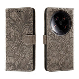 Lace Flower Embossing Flip Leather Phone Case, For Xiaomi Poco X7 Pro, For Xiaomi 15 Pro, For Xiaomi 15, For Xiaomi 14T Pro, For Xiaomi 14T, For Xiaomi Poco C61 4G Global, For Xiaomi 14 Ultra, For Xiaomi 13T / 13T Pro