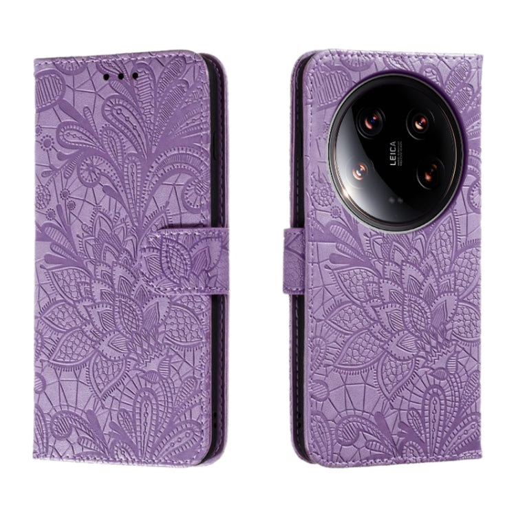 Lace Flower Embossing Flip Leather Phone Case, For Xiaomi Poco X7 Pro, For Xiaomi 15 Pro, For Xiaomi 15, For Xiaomi 14T Pro, For Xiaomi 14T, For Xiaomi Poco C61 4G Global, For Xiaomi 14 Ultra, For Xiaomi 13T / 13T Pro