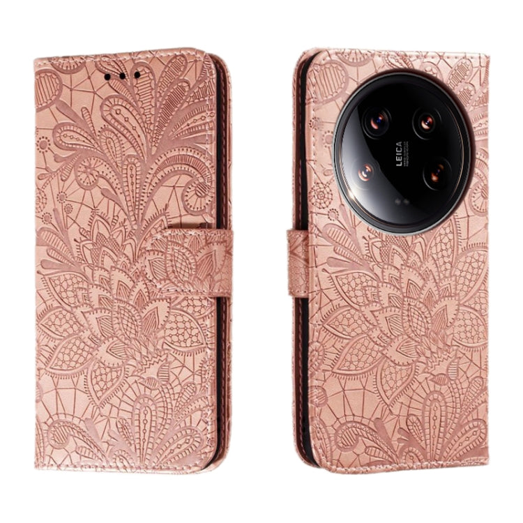 Lace Flower Embossing Flip Leather Phone Case, For Xiaomi Poco X7 Pro, For Xiaomi 15 Pro, For Xiaomi 15, For Xiaomi 14T Pro, For Xiaomi 14T, For Xiaomi Poco C61 4G Global, For Xiaomi 14 Ultra, For Xiaomi 13T / 13T Pro