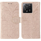 Lace Flower Embossing Flip Leather Phone Case, For Xiaomi Poco X7 Pro, For Xiaomi 15 Pro, For Xiaomi 15, For Xiaomi 14T Pro, For Xiaomi 14T, For Xiaomi Poco C61 4G Global, For Xiaomi 14 Ultra, For Xiaomi 13T / 13T Pro