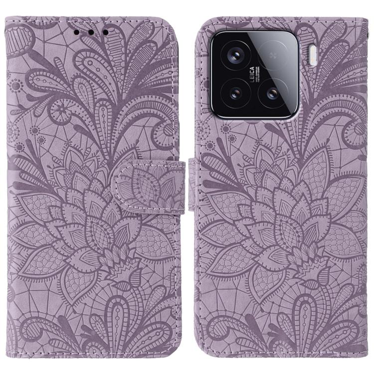 Lace Flower Embossing Flip Leather Phone Case, For Xiaomi Poco X7 Pro, For Xiaomi 15 Pro, For Xiaomi 15, For Xiaomi 14T Pro, For Xiaomi 14T, For Xiaomi Poco C61 4G Global, For Xiaomi 14 Ultra, For Xiaomi 13T / 13T Pro