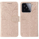 Lace Flower Embossing Flip Leather Phone Case, For Xiaomi Poco X7 Pro, For Xiaomi 15 Pro, For Xiaomi 15, For Xiaomi 14T Pro, For Xiaomi 14T, For Xiaomi Poco C61 4G Global, For Xiaomi 14 Ultra, For Xiaomi 13T / 13T Pro